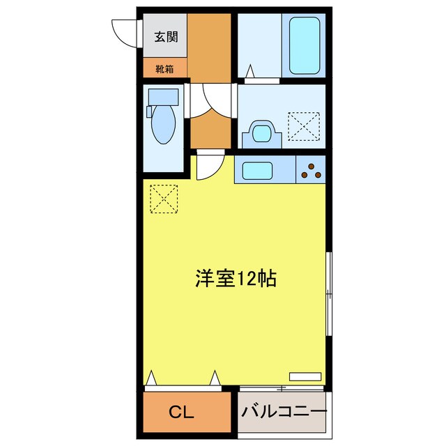 エーエスコートⅢの物件間取画像