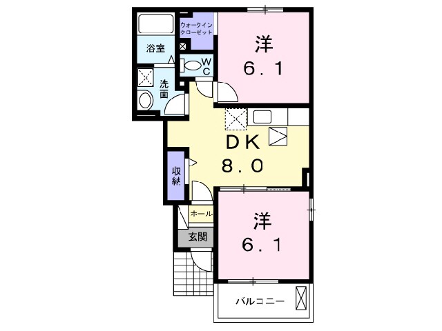 ハウスセイバリーＡの物件間取画像