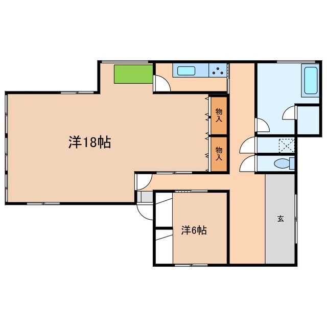 内子町城廻ゲストハウスの物件間取画像