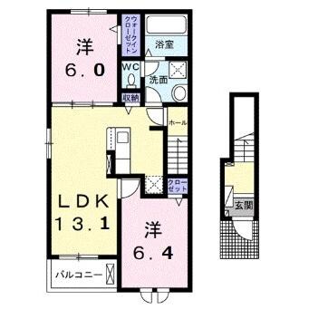 アルドーレⅡの物件間取画像