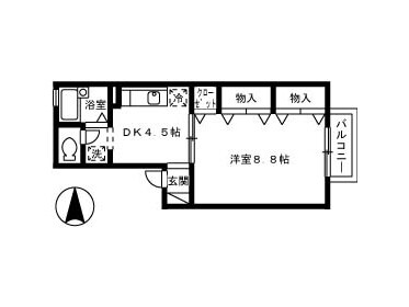 物件間取画像