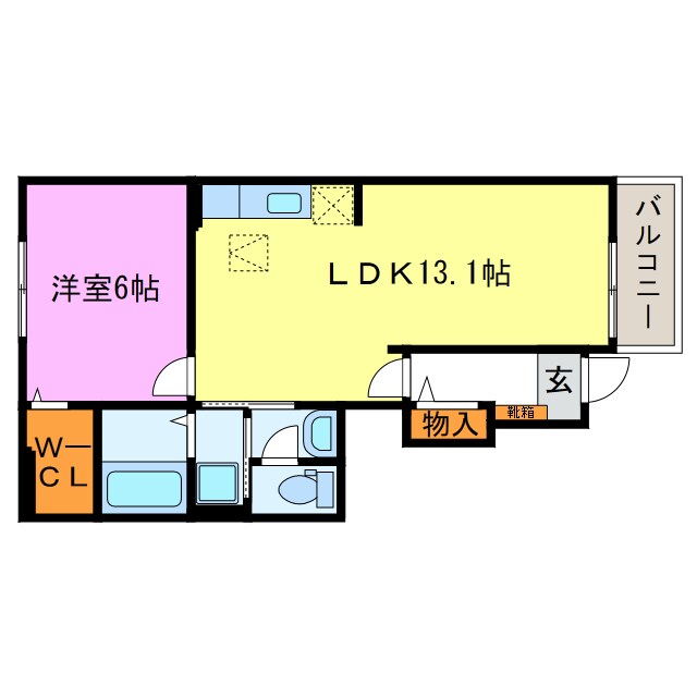 フラゴーラK・Rの物件間取画像