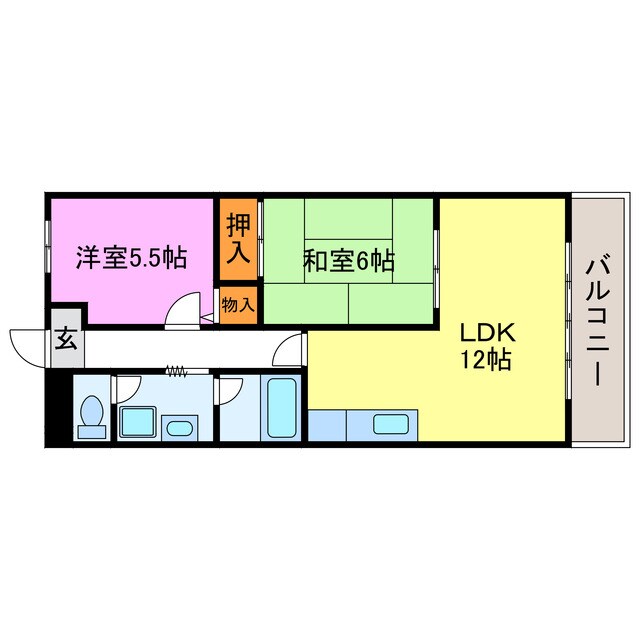 エクセルYOKONEの物件間取画像