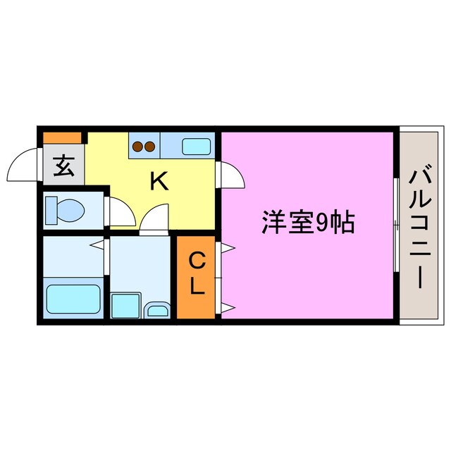 ブルージュⅢの物件間取画像