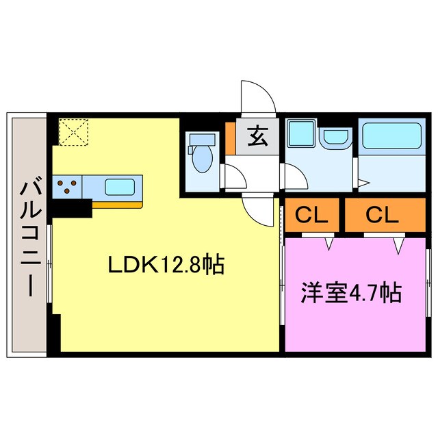 D-ROOMルシエルの物件間取画像