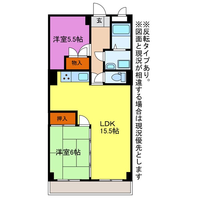 ライフ21　INAの物件間取画像