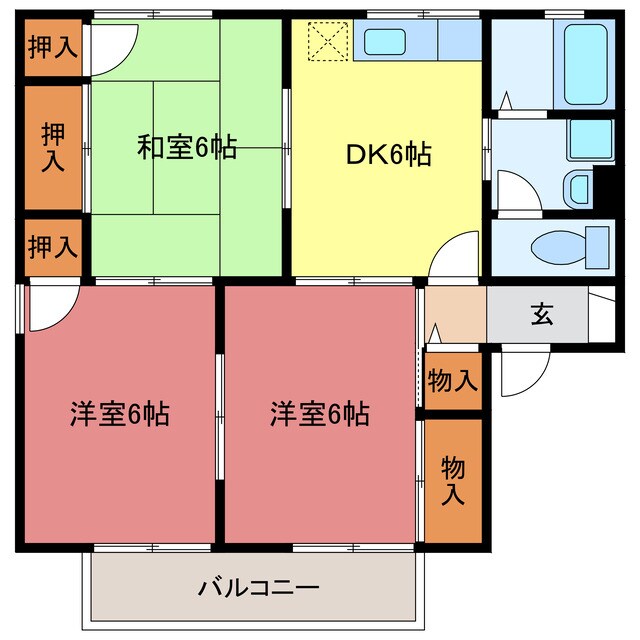 セジュール今斉の物件間取画像