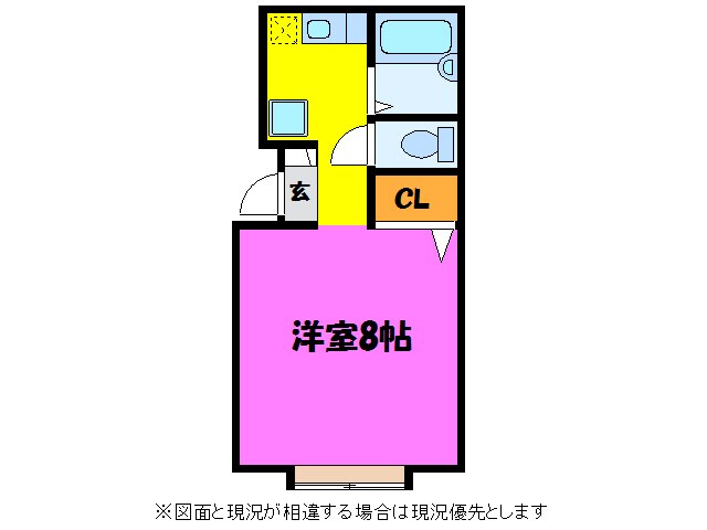 ミューズイン本野ヶ原の物件間取画像