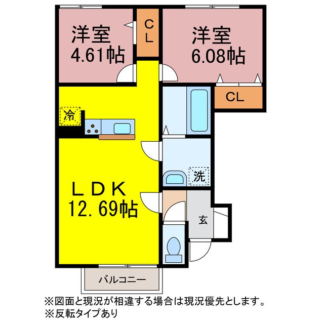 ブランビエンの物件間取画像
