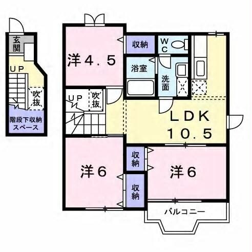 シルクロードＢの物件間取画像