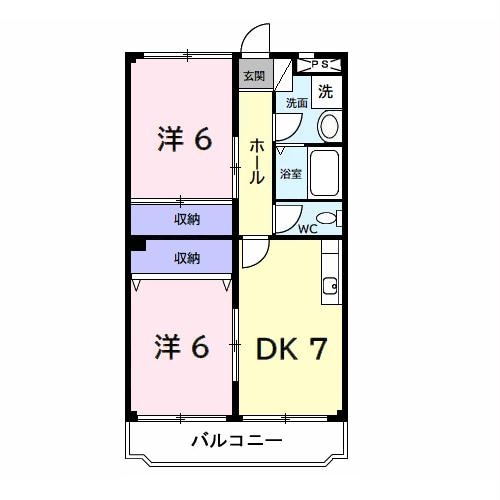 ハーモニーヒルズの物件間取画像