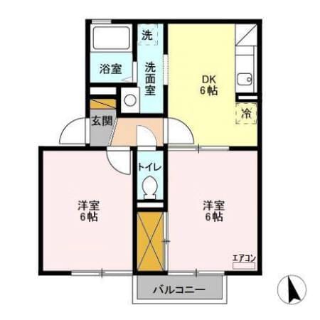 ハッピーベルの物件間取画像