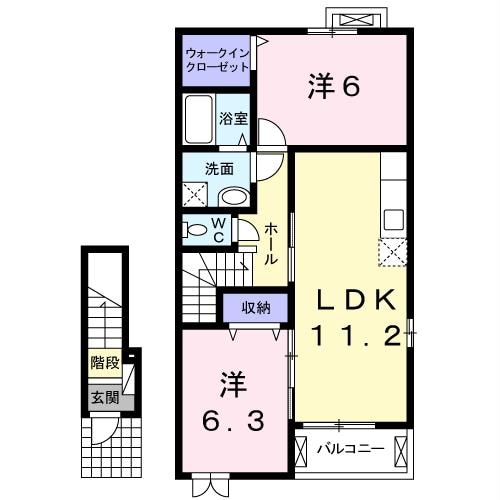 クラシオンの物件間取画像