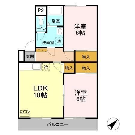 五井駅 徒歩43分 4階の物件間取画像