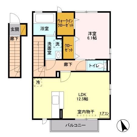 アルカンシェルの物件間取画像