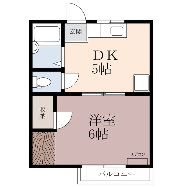 双葉ハイツの物件間取画像