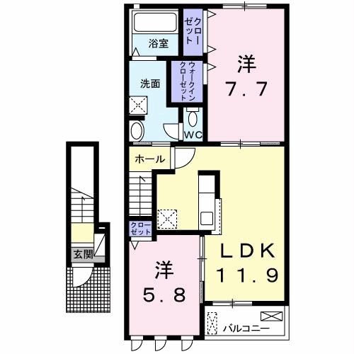 サニーMの物件間取画像