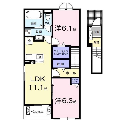 マウントシティⅠの物件間取画像