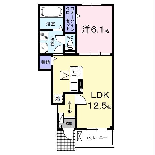 アルコパレーノⅠの物件間取画像