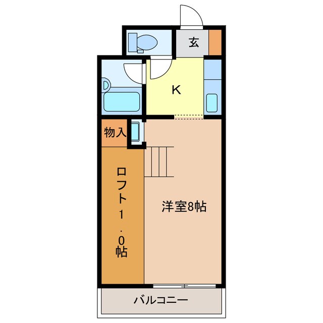 メゾン北寺の物件間取画像