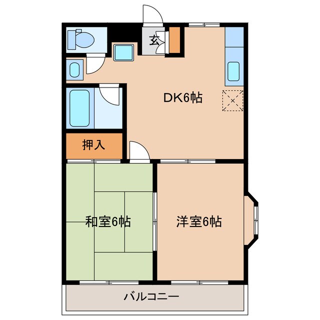 メゾンロワールの物件間取画像