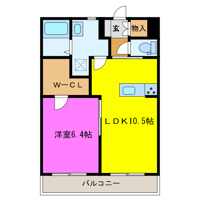 浜松駅 バス23分  志都呂東下車：停歩7分 3階の物件間取画像