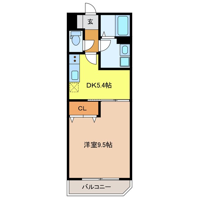 鴨江レジデンスの物件間取画像