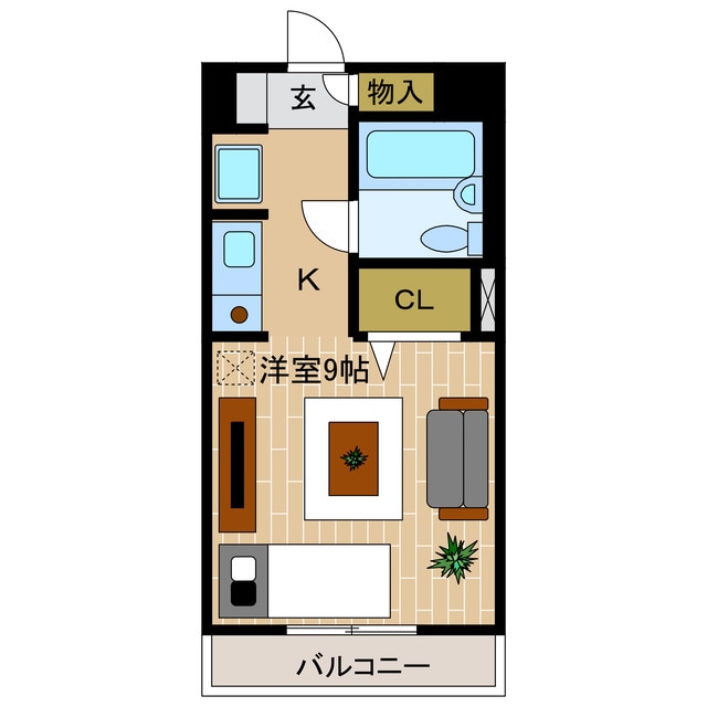 ヴィラージュ　ミュゲの物件間取画像