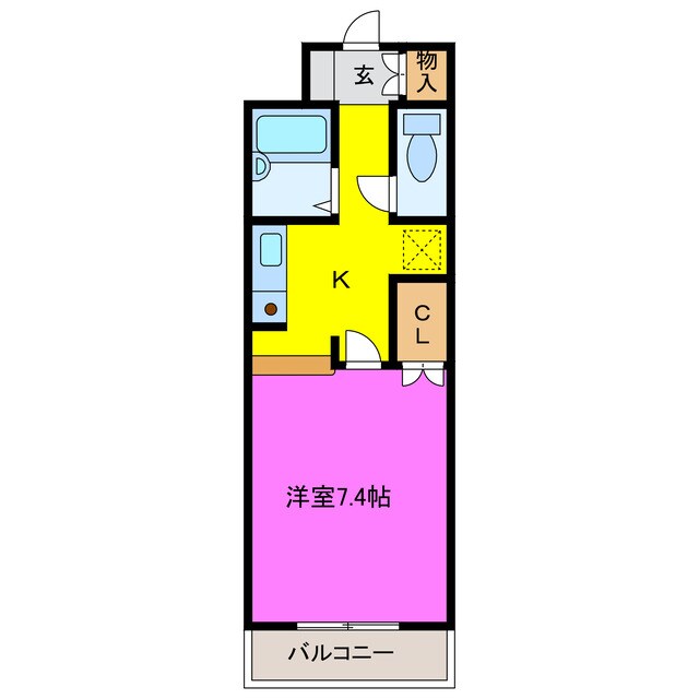 コージーコート野口の物件間取画像