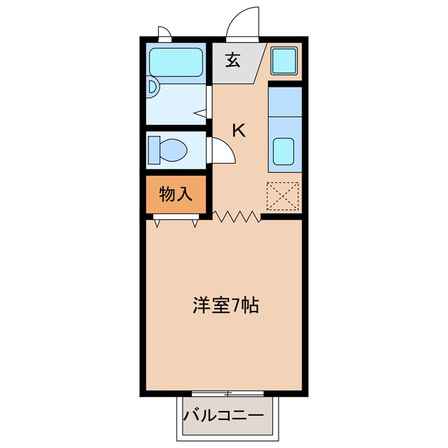 セジュール・オオムラの物件間取画像