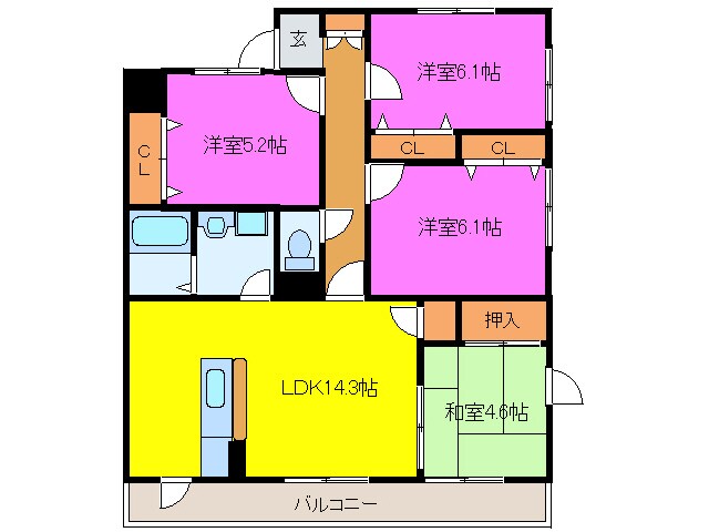 ストリームの物件間取画像