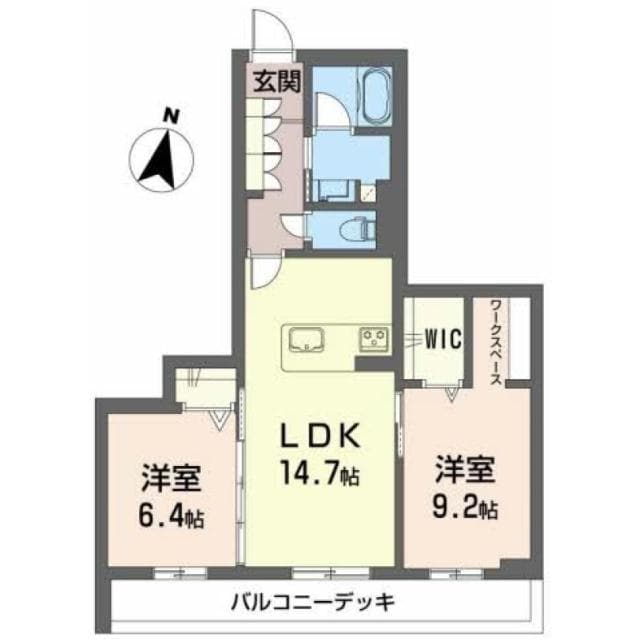 ヘスティアの物件間取画像