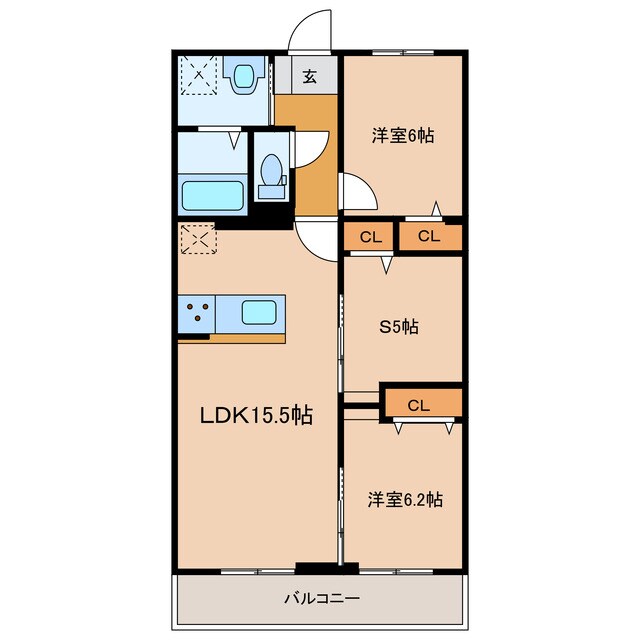 ステラⅡの物件間取画像
