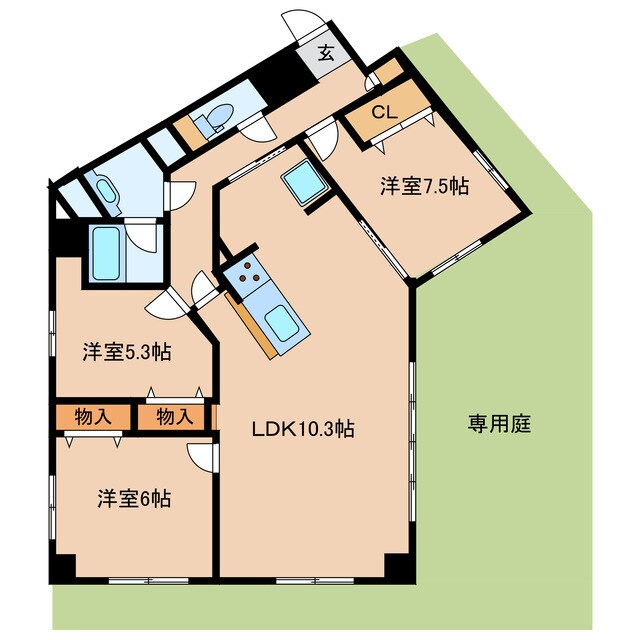 広沢ガーデンヒルズの物件間取画像