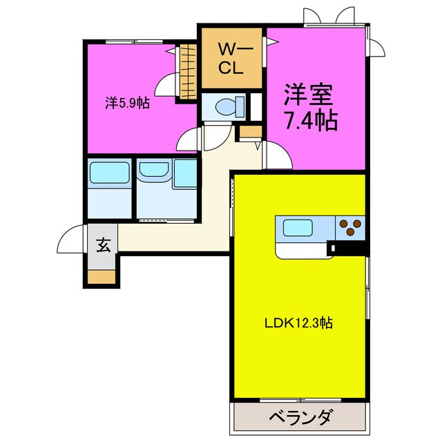 Ｌｕｍｉｕｓの物件間取画像
