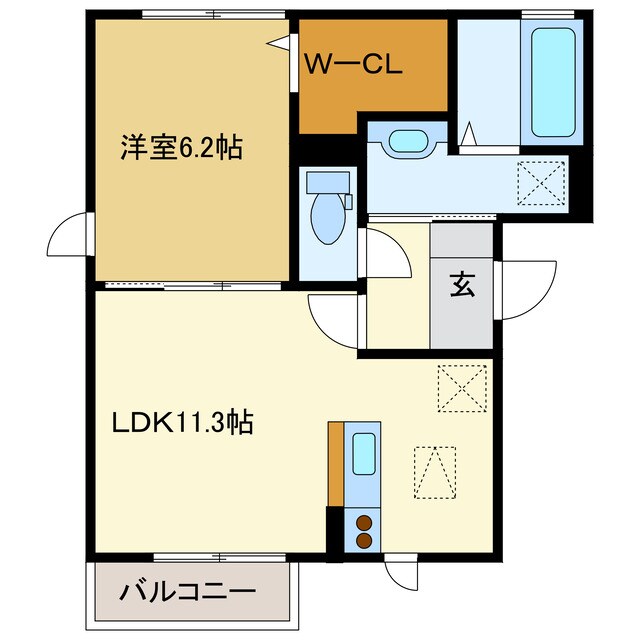 浜松駅 バス18分  佐鳴湖入口下車：停歩3分 1階の物件間取画像