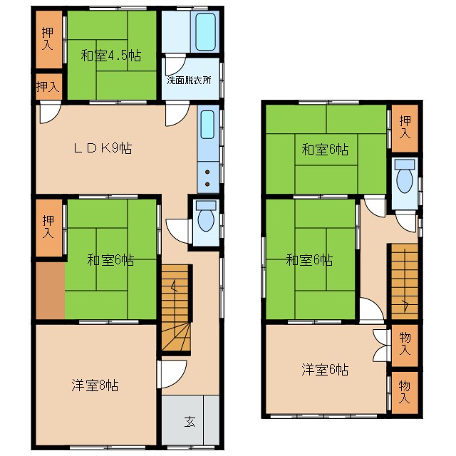 弁天島駅 徒歩16分 1階の物件間取画像