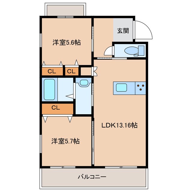 W residenceの物件間取画像