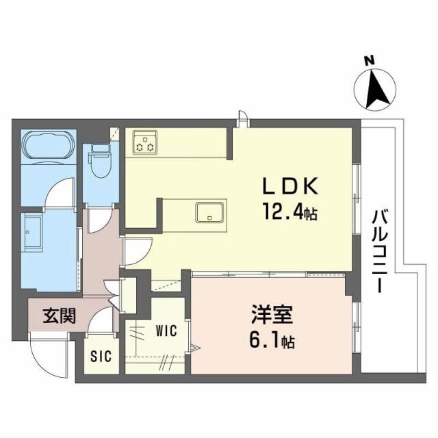 Ｅレジデンス八幡の物件間取画像