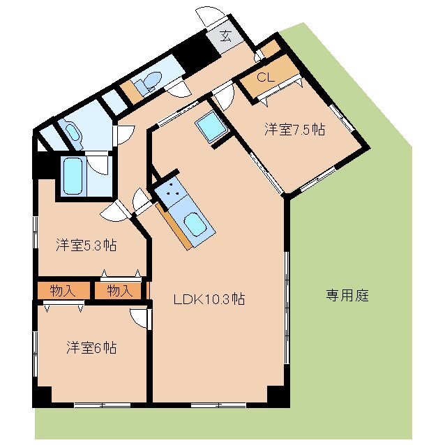 広沢ガーデンヒルズの物件間取画像