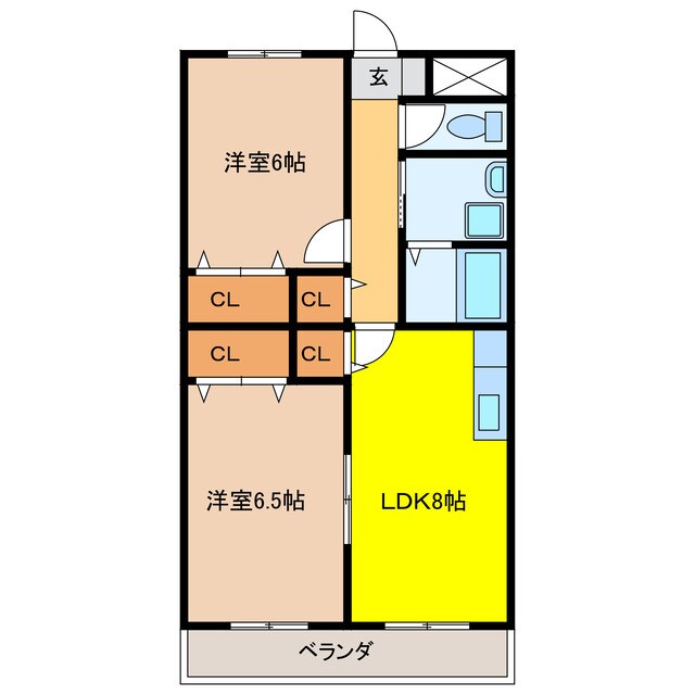 惣武マンションの物件間取画像