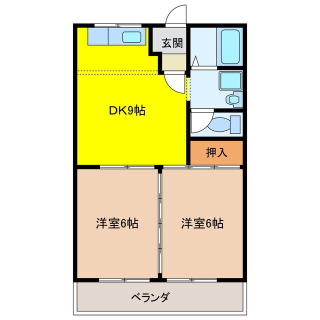 メゾンリビエールの物件間取画像