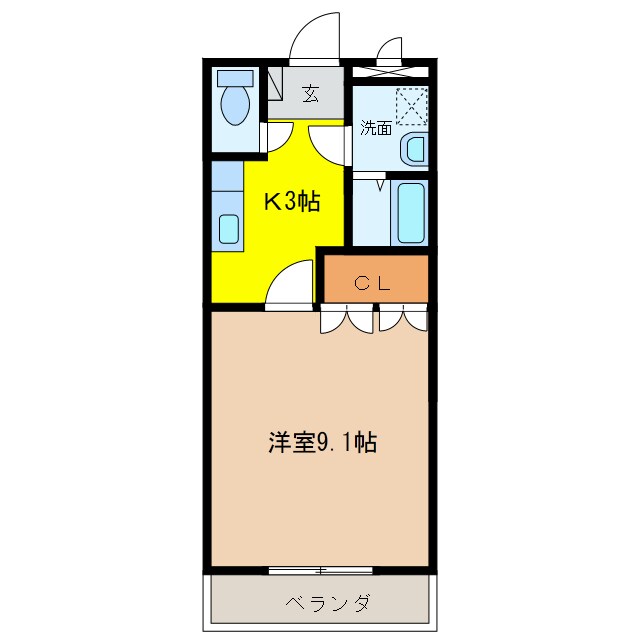 フロンテデエスタシオンの物件間取画像