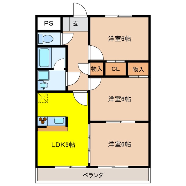 Ｉ･Ｓ･Ｍ　Ⅰの物件間取画像