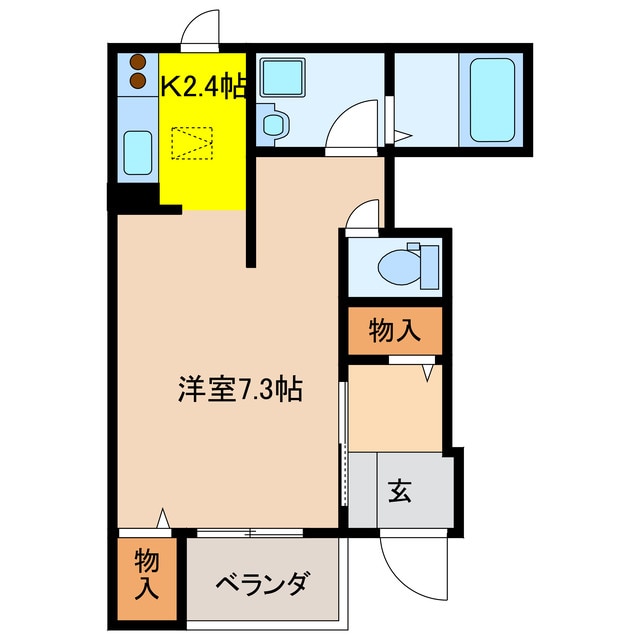 コンフォートビブレの物件間取画像