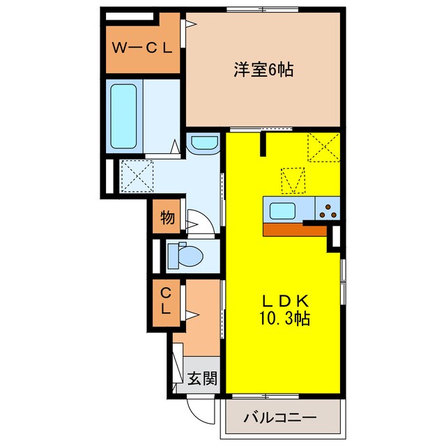 KMMファーム　Ⅰの物件間取画像