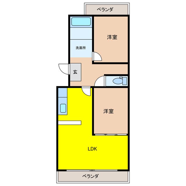 VIPマンション大垣の物件間取画像