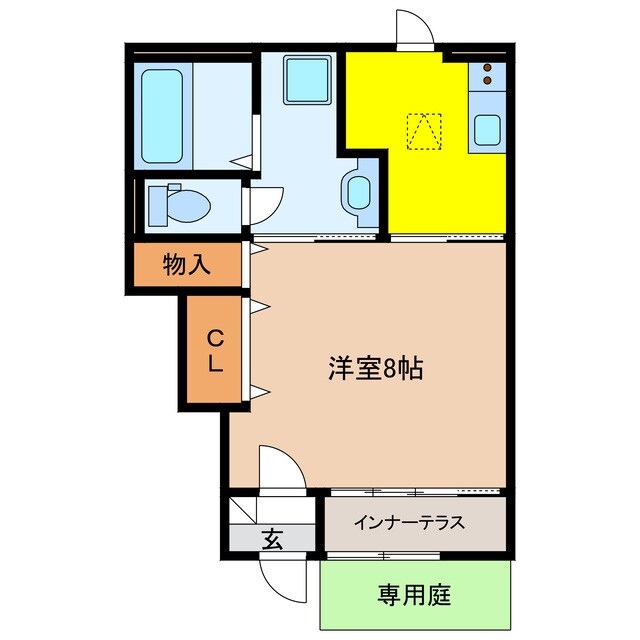 ヴァイオレットの物件間取画像