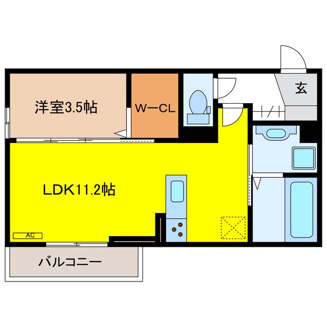 D-ROOM　林町の物件間取画像