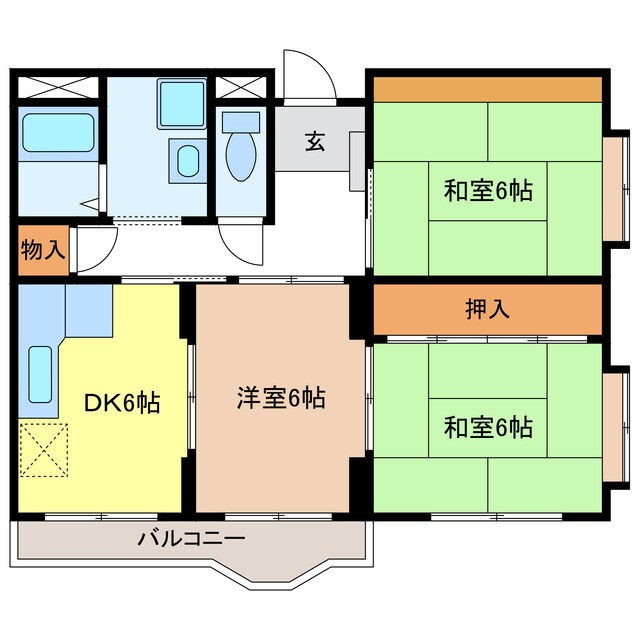 メリーホームの物件間取画像